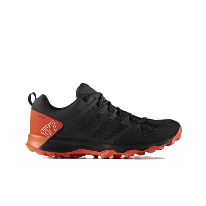 Adidas Kanadia 7 TR GTX Running Shoes Men Low-Top Black/Orange-1