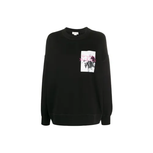 Alexander McQueen Sweatshirts Women's Black