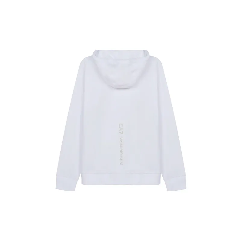 EMPORIO ARMANI Gold Embossed Logo Hoodie-1