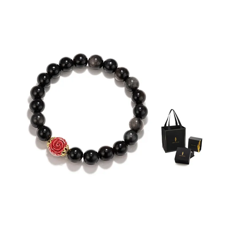 Jodie&Kevin Obsidian Bracelets Unisex-0