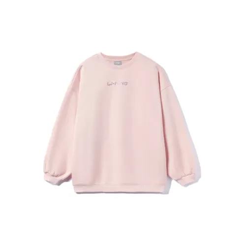 LINING Training Series Sweatshirts Women's Light Pink