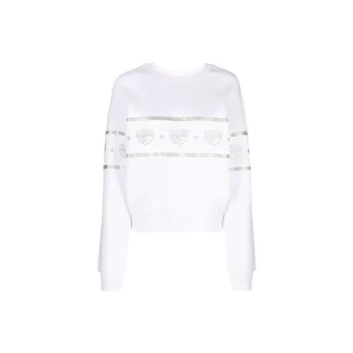 CHIARA FERRAGNI Sweatshirts Women's White