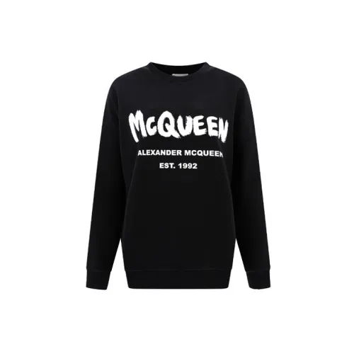 Alexander McQueen Sweatshirts Women's Black