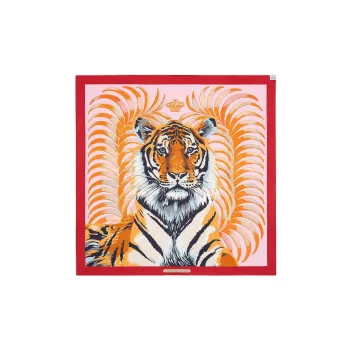 HERMES Silk Scarves Women's Red