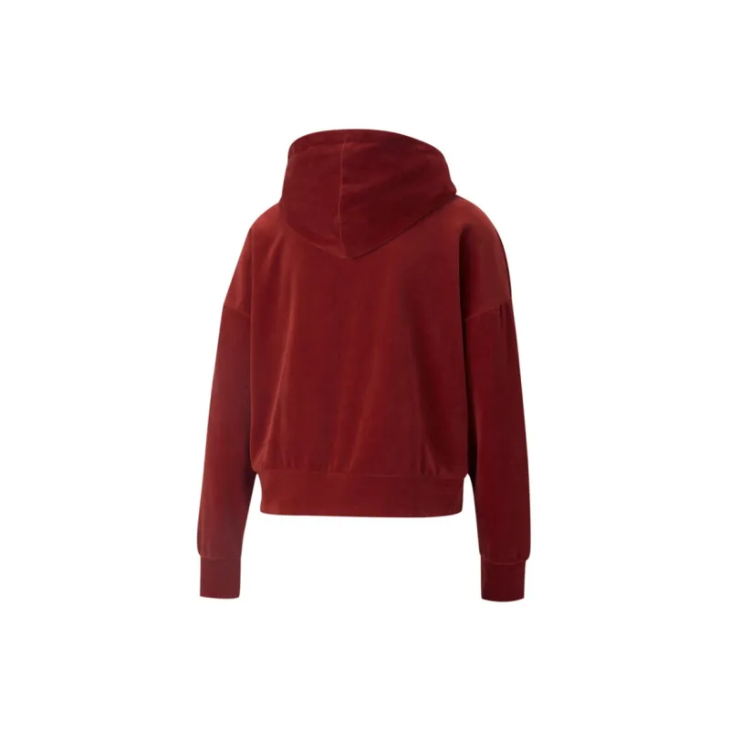PUMA Sweatshirts Women's Burgundy-1