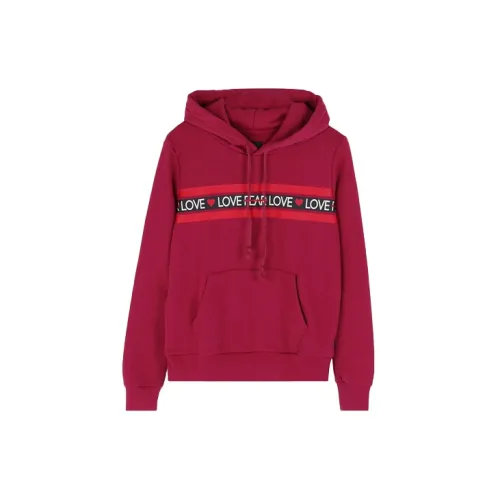 Converse Love The Progress Sweatshirts Women's Deep Red