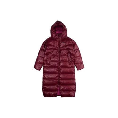 Nike Down Jackets Women's Maroon