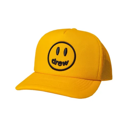 Drew House Baseball Caps Unisex Yellow