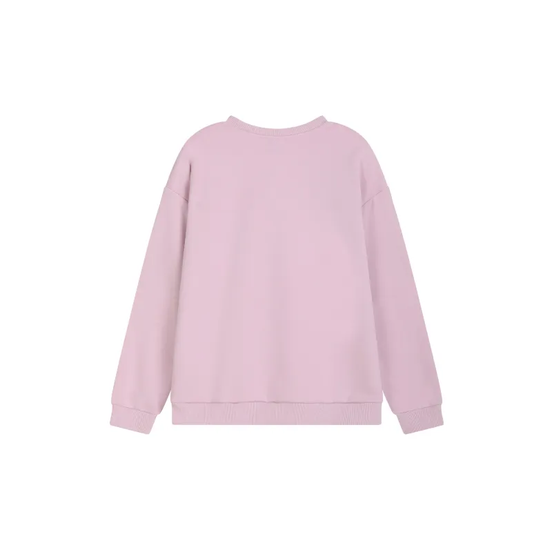 PEAK Sweatshirts Women's Plaid Tooth Pink-1