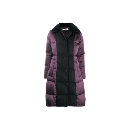 MARNI Down Jackets Women's Black/Purple