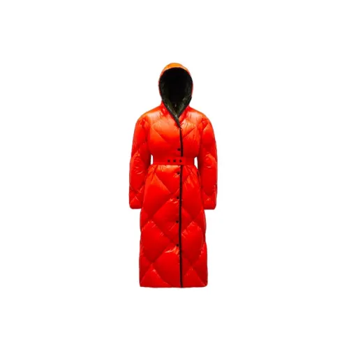 Moncler Down Jackets Women's Bright Orange