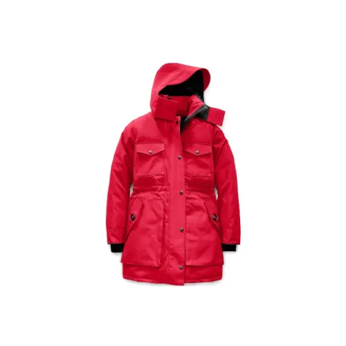 Canada Goose Down Jackets Women's Red