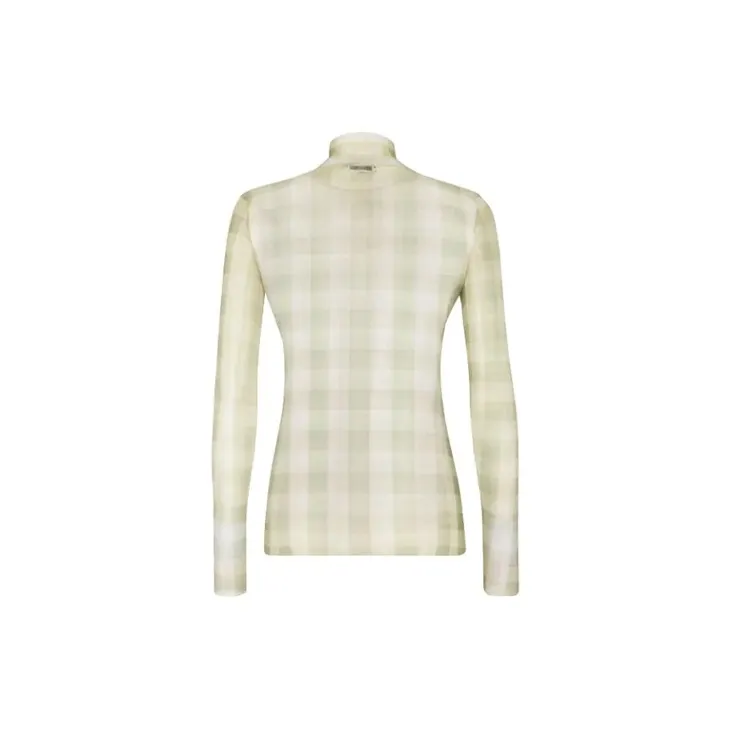 FENDI Sheer Turtleneck Sweater 'Rosewood'-1