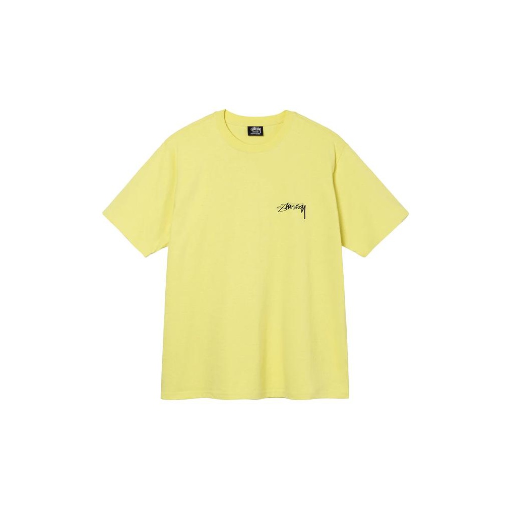 ★関税込★Stussy★MODERN AGE CREW PIGMENT DYED★YELLOW★ Stussy Modern Age Tee - POIZON