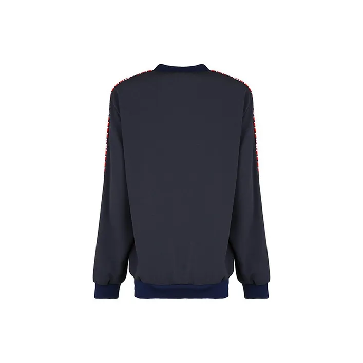 KENZO Letter Logo Sweatshirt Women's Navy Blue-1