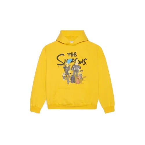 Balenciaga X The Simpsons Women'ss Wide Fit Hoodie Yellow