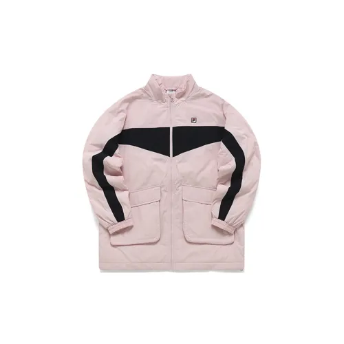 FILA Athletics Puffer Jackets Women's White/Pale Pink