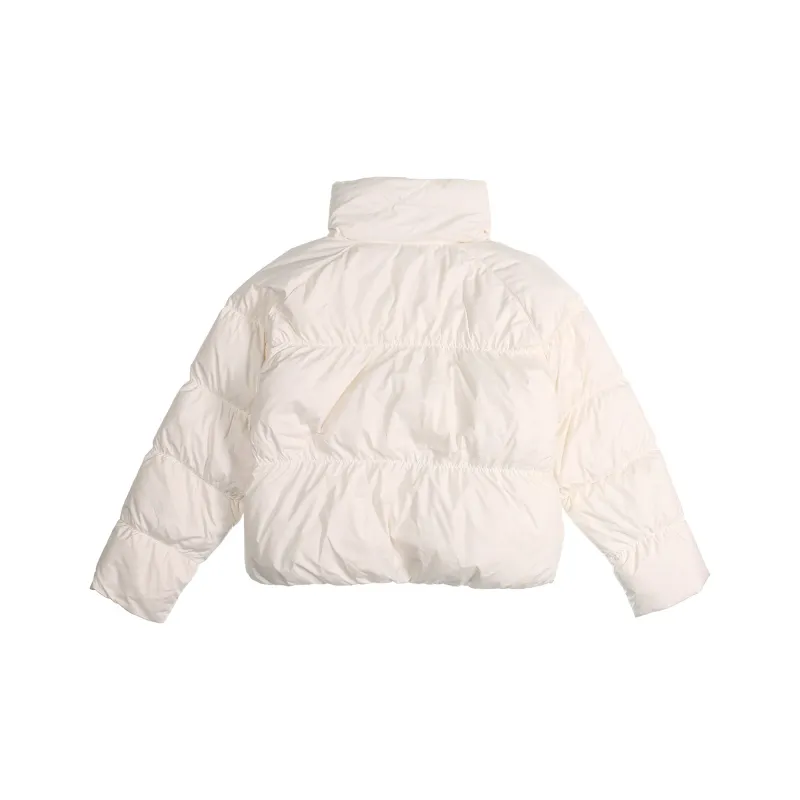 Nike Down Jacket Asia Version Winter Women's Light Ivory White-1