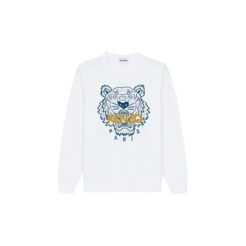 KENZO Classic Tiger Head Sweatshirts Women's White