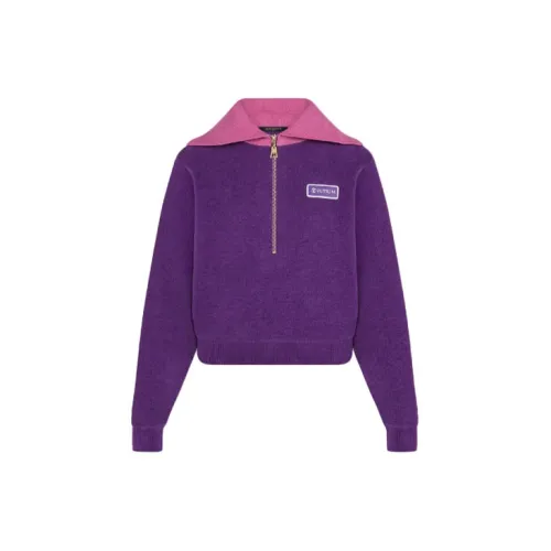 LOUIS VUITTON New Quarterly Products Of LV Knitwear Women's Purple