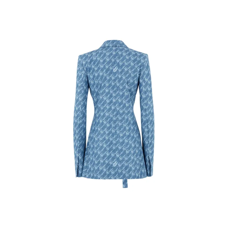 FENDI SS22 Business Suit Coat Women's Light Blue-1