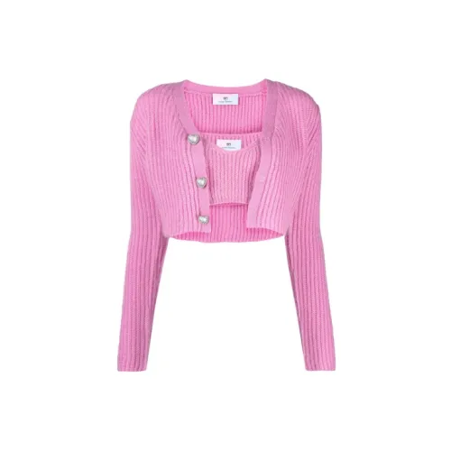 CHIARA FERRAGNI Crop Tops Women's Purple Pink