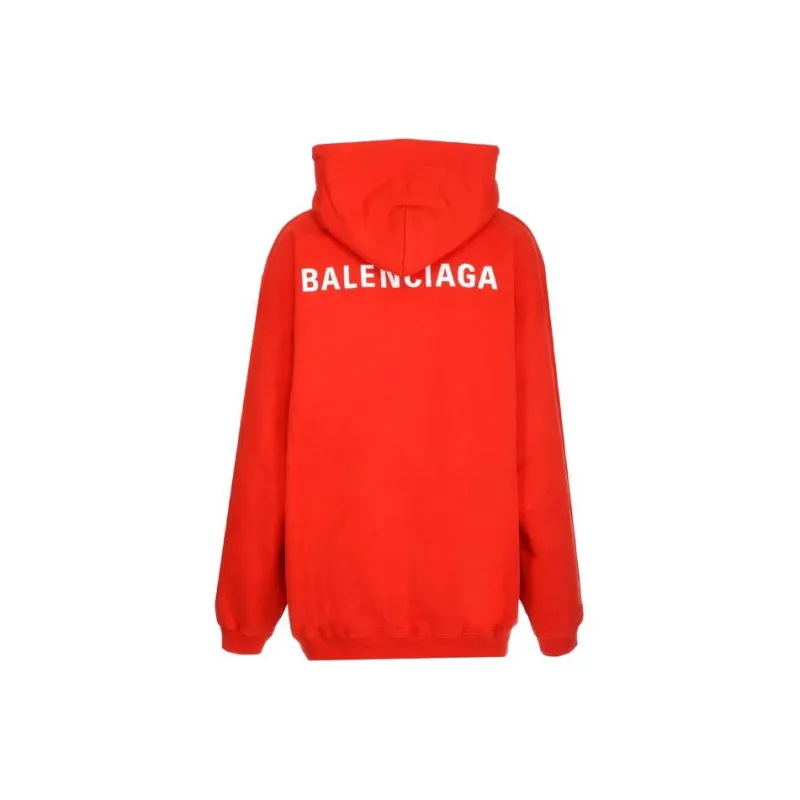 Balenciaga SS22 Sweatshirt Loose Fit Style Women's Red-1