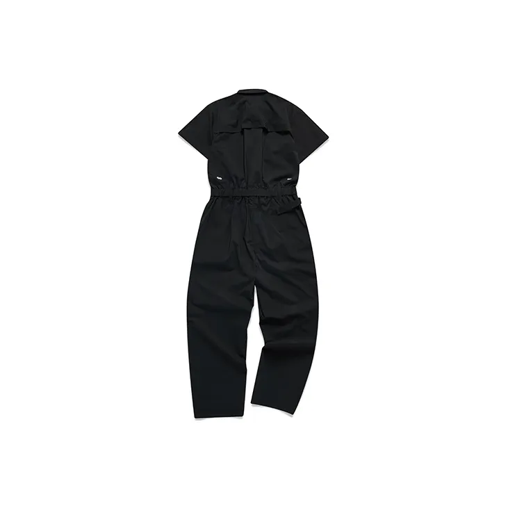 FILA FUSION FILA FUSION Hakusan L Collaboration Collection Jumpsuit Women's Pitch Black-1