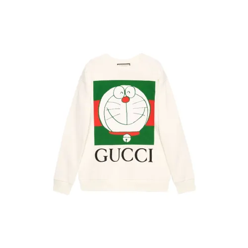 Doraemon X GUCCI Sweatshirts Women's Ivory White