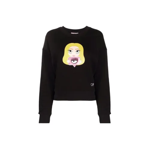 CHIARA FERRAGNI Sweatshirts Women's Black