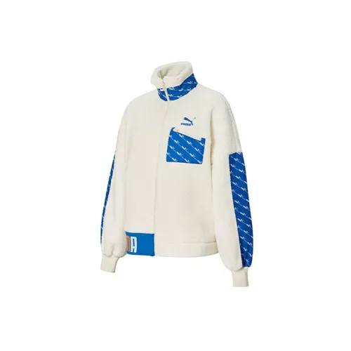 PUMA Velvet Jackets Women's Off White