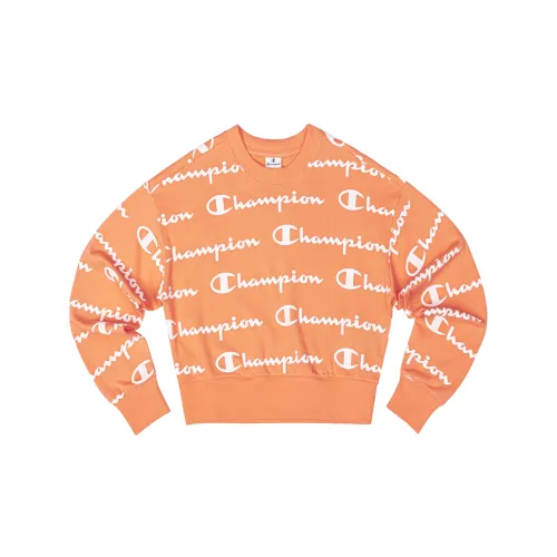 Champion Sweatshirts Women's Orange