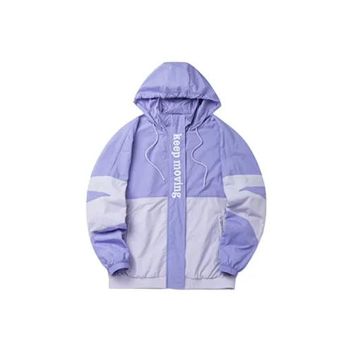 ANTA Life Collection Cropped Coats Women's Sky Feather Blue