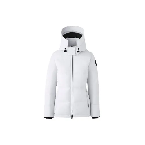 Canada Goose Black Mark Down Jackets Women's Polaris White