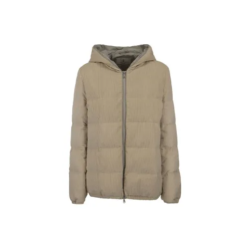 Brunello Cucinelli Down Jackets Women's Light Brown