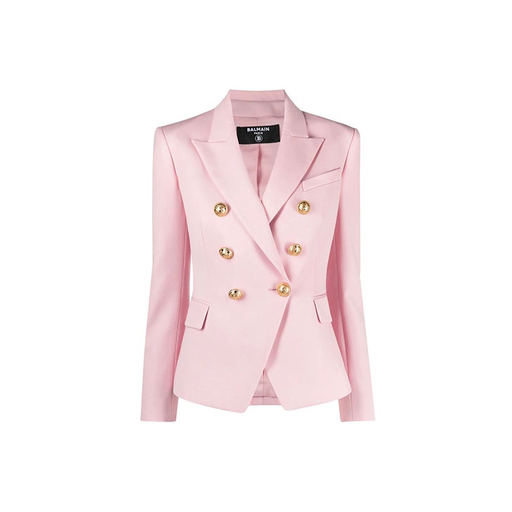 Balmain Pink Jackets Coats on Sale Authentic POIZON