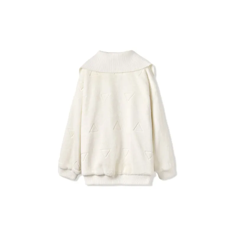 MITUAN Velvet Jackets Women's Ecru-1