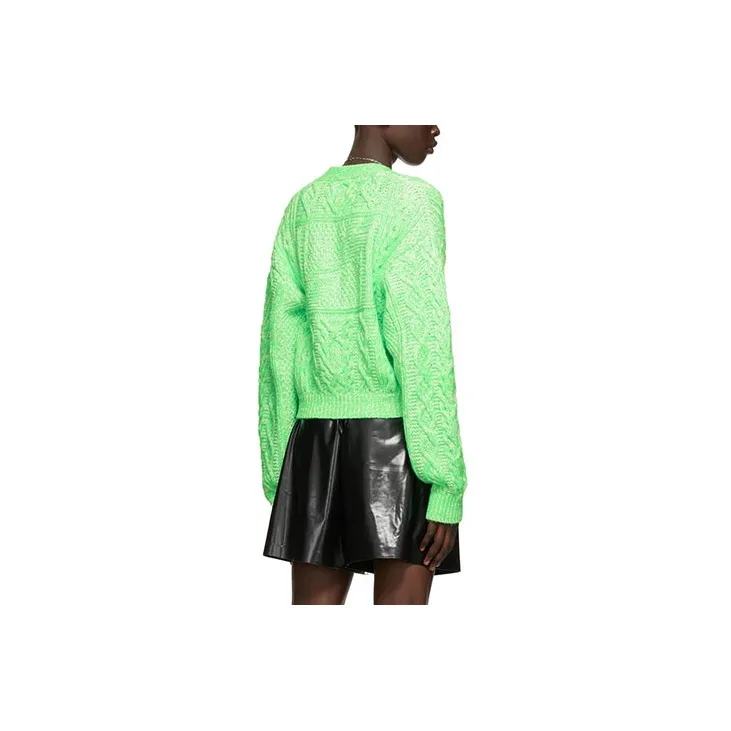 WE11DONE SS21 Knitwear Women's Green-1
