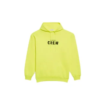 Balenciaga Crew Oversize Hoodie Yellow