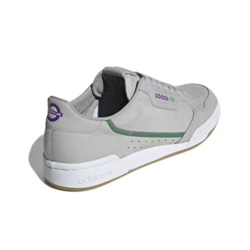 Adidas Continental 80 TfL Elizabeth Line Grey Purple Green-3