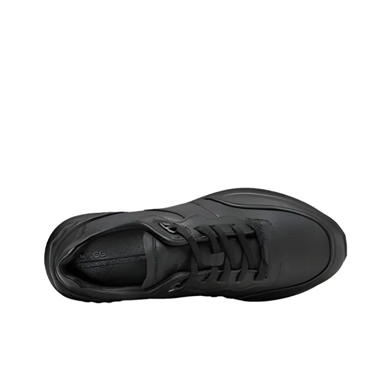 Ecco Ya Yue Cushioned Slip Resistant Abrasion Resistant Low Top Casual Shoes Men's Black-2