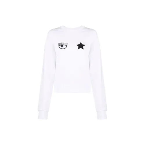 CHIARA FERRAGNI Sweatshirts Women's White