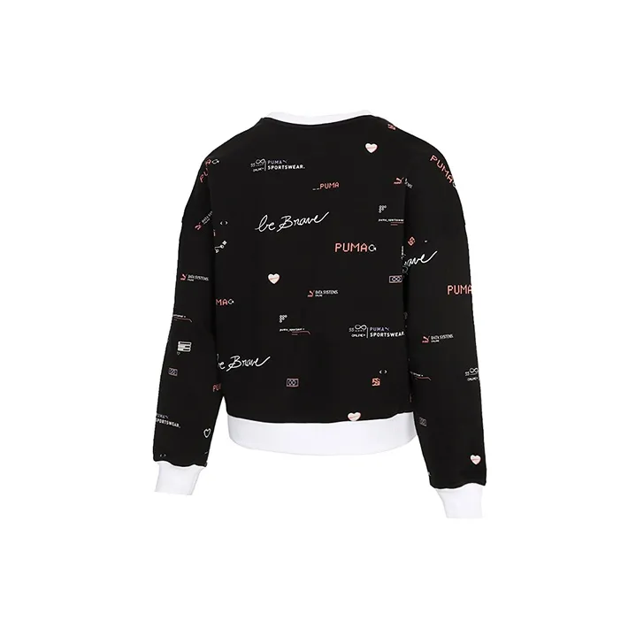 PUMA Sweatshirts Women's Black-1