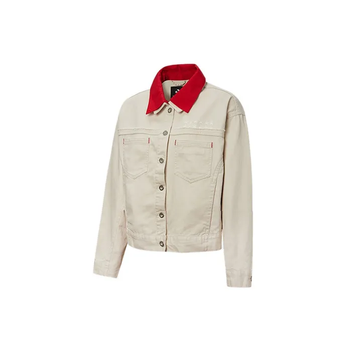 Converse Jackets Women's Beige-1