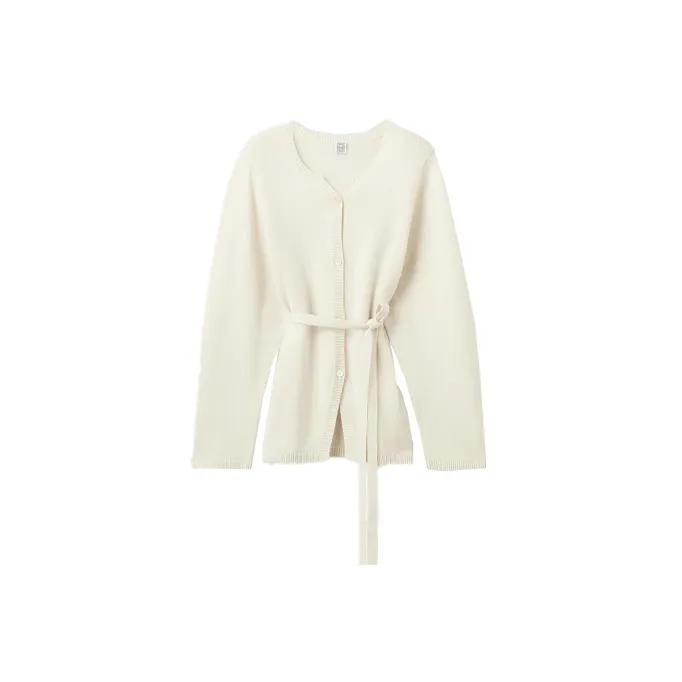 TOTEME Tied waist Cashmere Cardigan-1