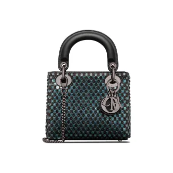 DIOR Lady Dior Cow Leather Dior Bag Handbag Shoulder Bag Crossbody Bag Mini Women's Sky Blue