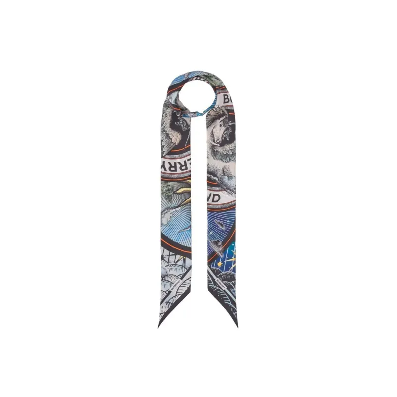 Burberry Silk Scarves Unisex-0