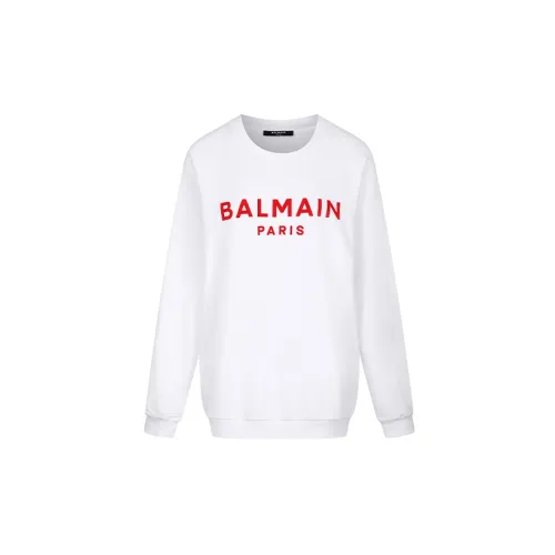 BALMAIN Sweatshirts Women's White