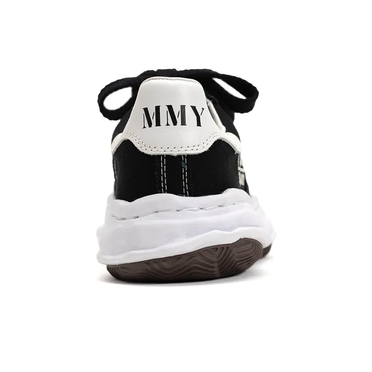 MIHARA YASUHIRO Blakey Stylish Skateboarding Shoes Unisex Black-4