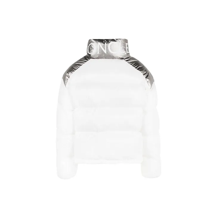 Moncler Cuscute Puffer Shiny Jacket 'White/Silver'-1